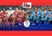 Canada and Uruguay battle for third place at Copa America 2024. (Focuses on the event and teams