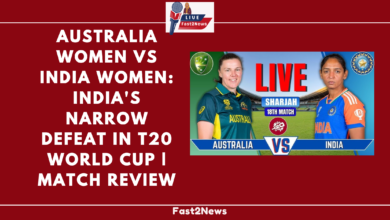 Australia Women vs India Women T20 World Cup Match Review - India Falls Short by 9 Runs