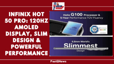 Infinix Hot 50 Pro Smartphone with 120Hz AMOLED Display and Slim Design