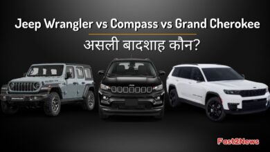 Jeep Wrangler, Compass और Grand Cherokee की तुलना करती हुई SUV showdown इमेज
