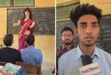 17 Year Old AI Teacher Sophie को बुलंदशहर के छात्र आदित्य कुमार ने बनाया, जिसका वीडियो Surge होकर वायरल हो गया।