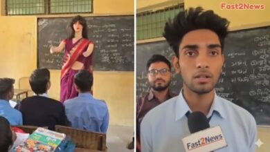 17 Year Old AI Teacher Sophie को बुलंदशहर के छात्र आदित्य कुमार ने बनाया, जिसका वीडियो Surge होकर वायरल हो गया।