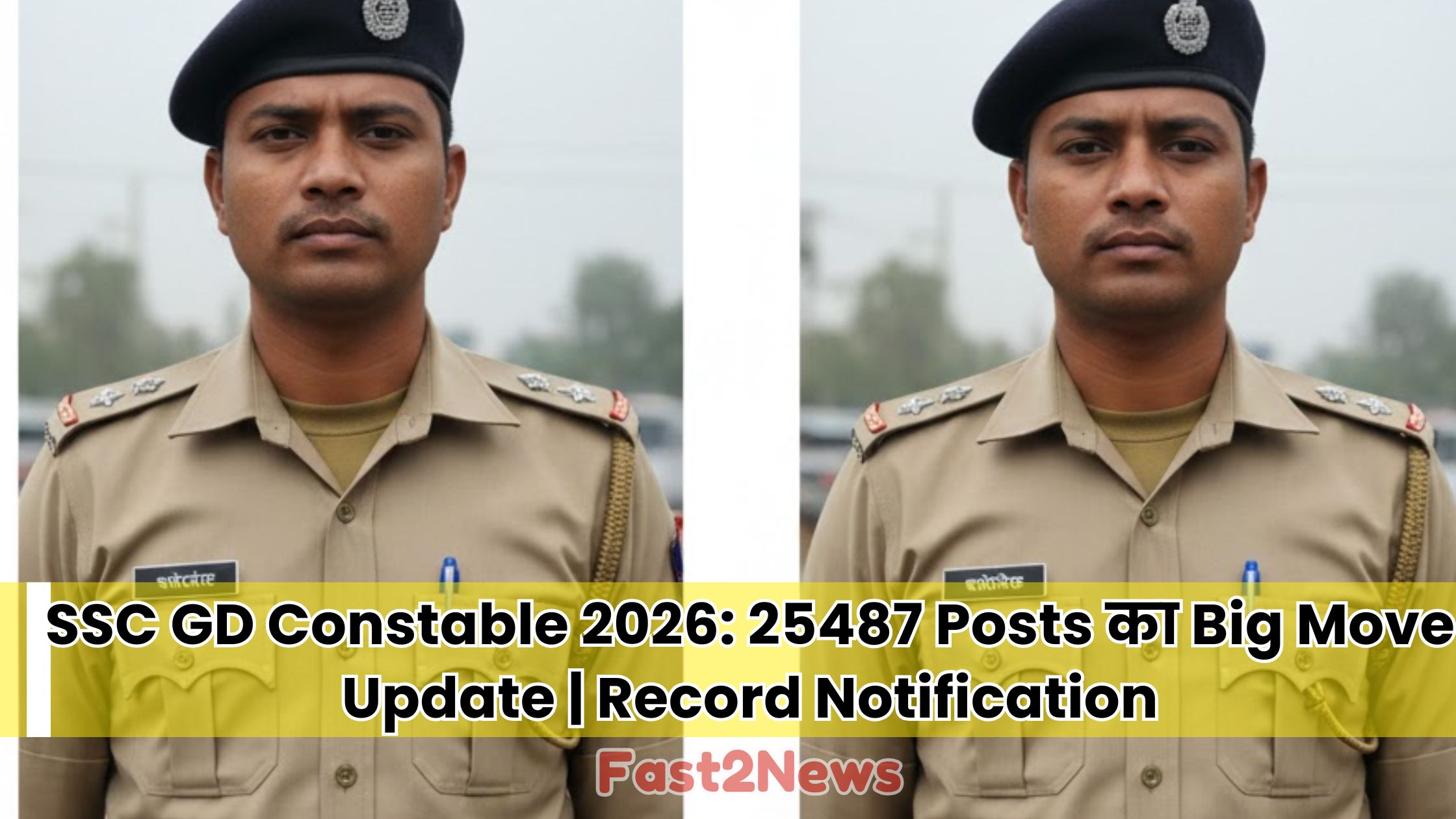 SSC GD Constable भर्ती 2026: 25487 पदों के लिए Big Move Update, भारत के युवा वर्दी में देश की सेवा के लिए तत्पर, ऑनलाइन आवेदन प्रक्रिया जारी।