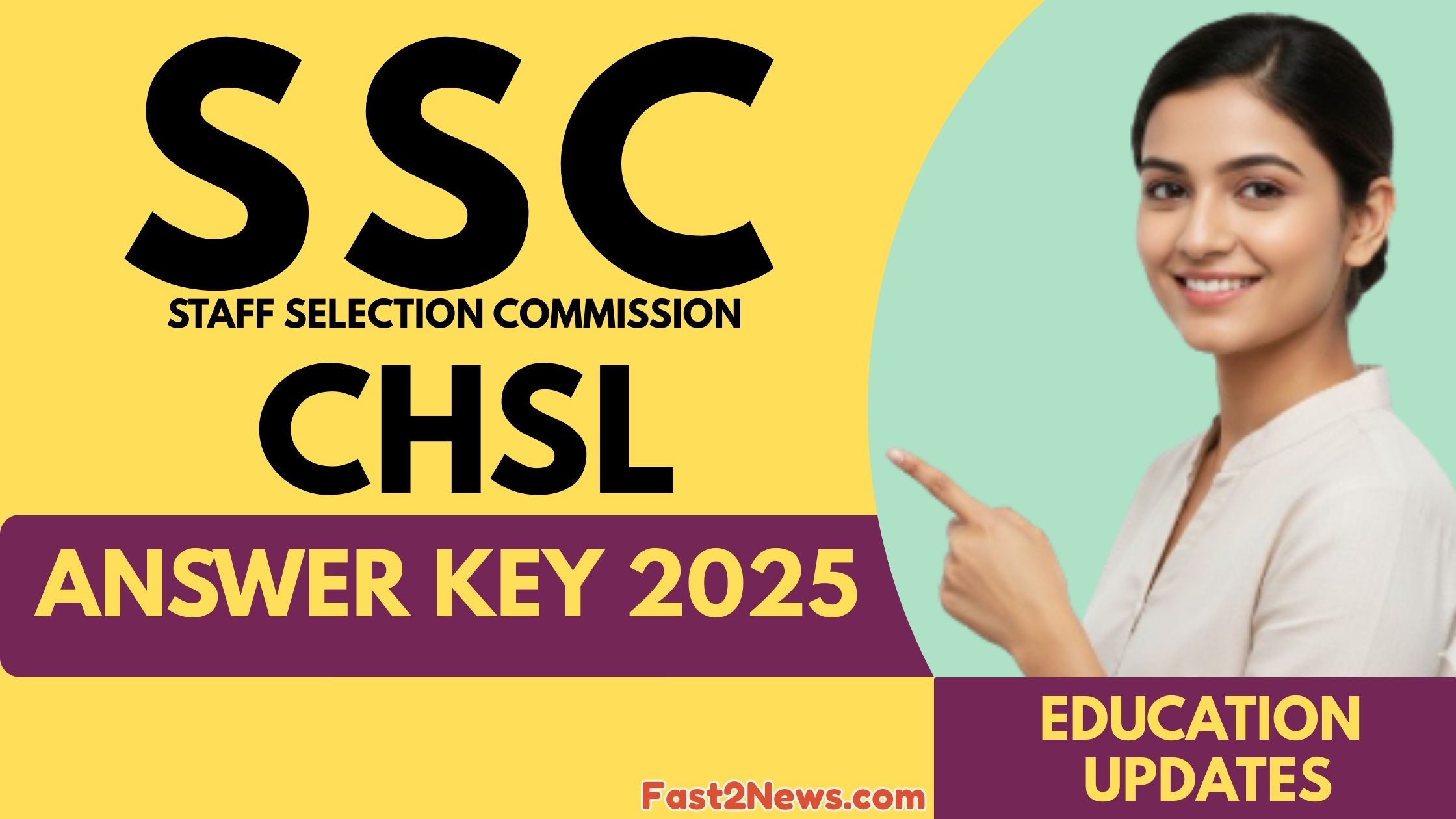 SSC CHSL Answer Key 2025 Big Update! CHSL (10+2) परीक्षा की उत्तर कुंजी जारी, Download करें और आपत्ति दर्ज करें।