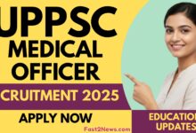 UPPSC Medical Officer Recruitment 2025 apply online notification image showing UPPSC medical officer vacancy details, eligibility, apply now update for government doctor jobs.