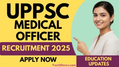 UPPSC Medical Officer Recruitment 2025 apply online notification image showing UPPSC medical officer vacancy details, eligibility, apply now update for government doctor jobs.