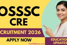OSSSC CRE Recruitment 2026 के अंतर्गत RI, ARI और AMIN पदों की भर्ती के लिए जारी आधिकारिक अधिसूचना का पोस्टर।