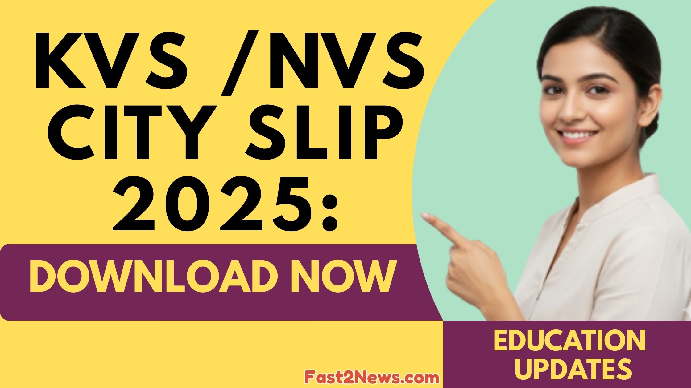 KVS NVS City Slip 2025 Exam City Intimation and CBSE Recruitment Updates.