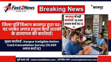 Kanpur Ineligible Ration Card Cancellation Survey DSO Anjani Singh Verification