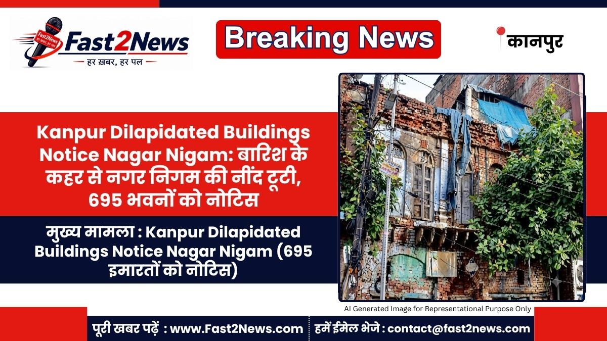 Kanpur Dilapidated Buildings Notice Nagar Nigam Survey Zone Wise List