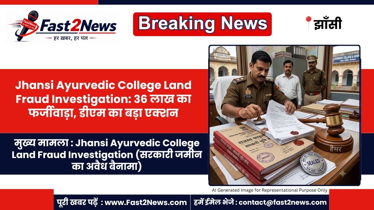 Jhansi Ayurvedic College Land Fraud Investigation Report DM Gaurang Rathi